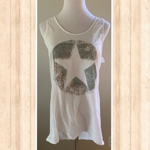 NWT High-Low Racerback Tank